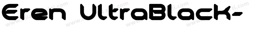 Eren UltraBlack字体转换